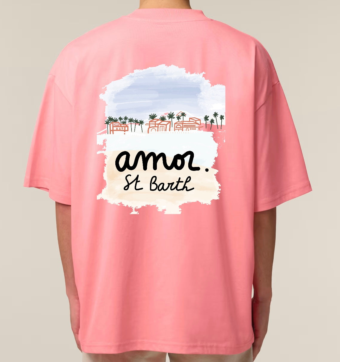 t-shirt aquarel amor