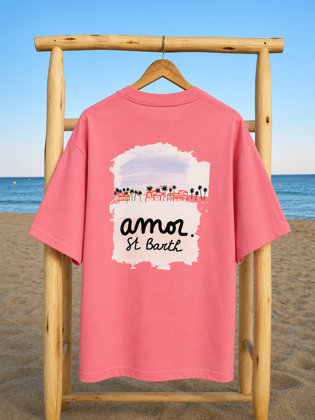 t-shirt aquarel amor