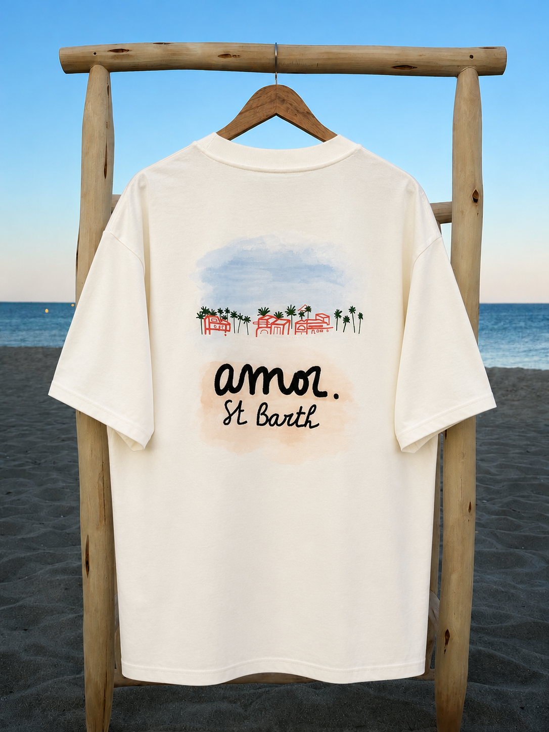 t-shirt aquarel amor