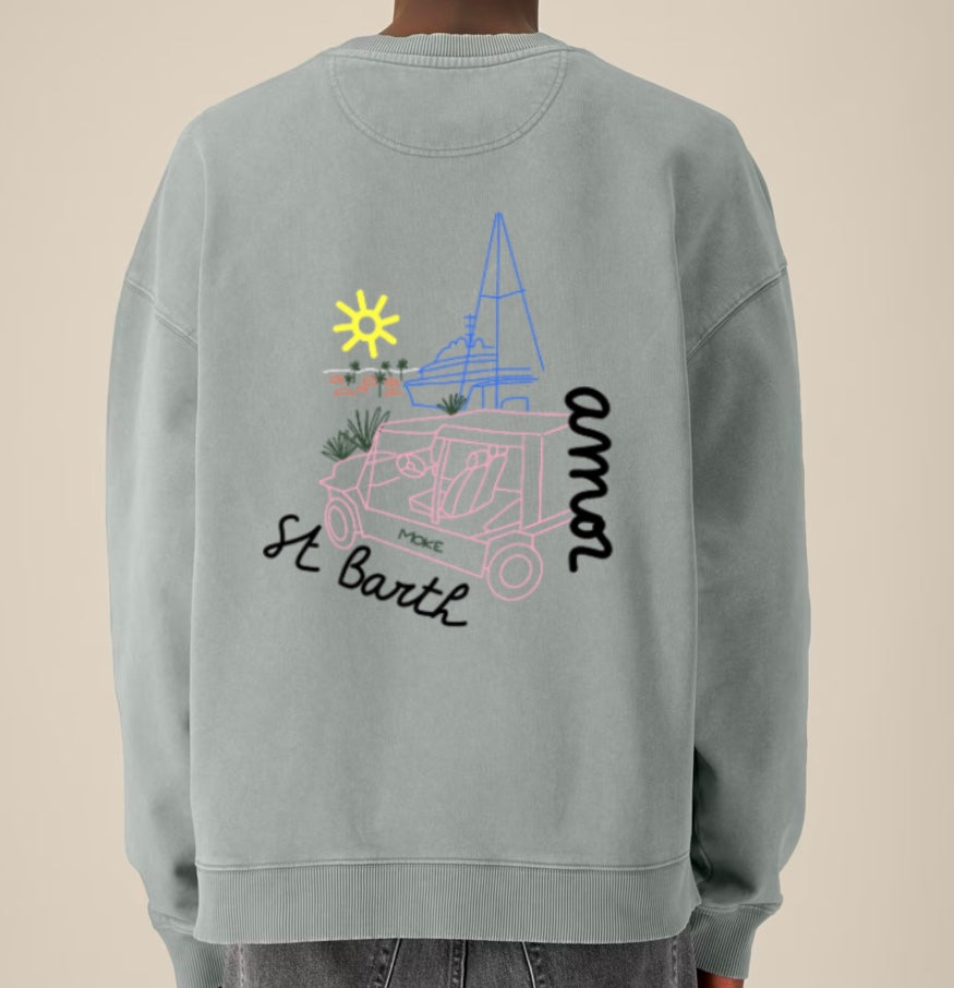 sweat-shirt moke amor